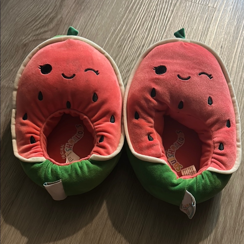 Squishmallows Watermelon Kids Shoes - Red and Green